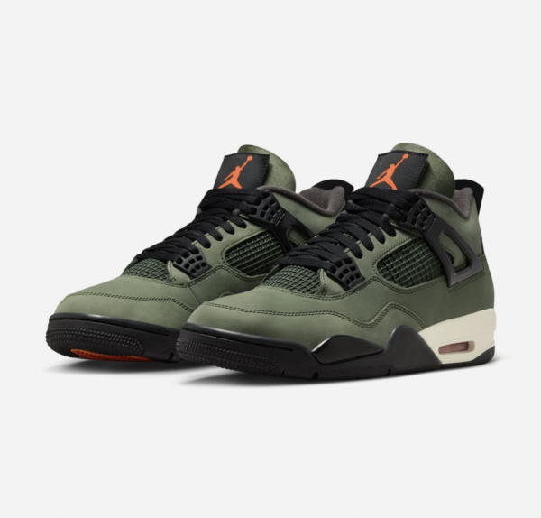 NIKE AIR JORDAN 4 UNDEFEATED オリーブ 27.5 Undefeated x Air Jordan 4 