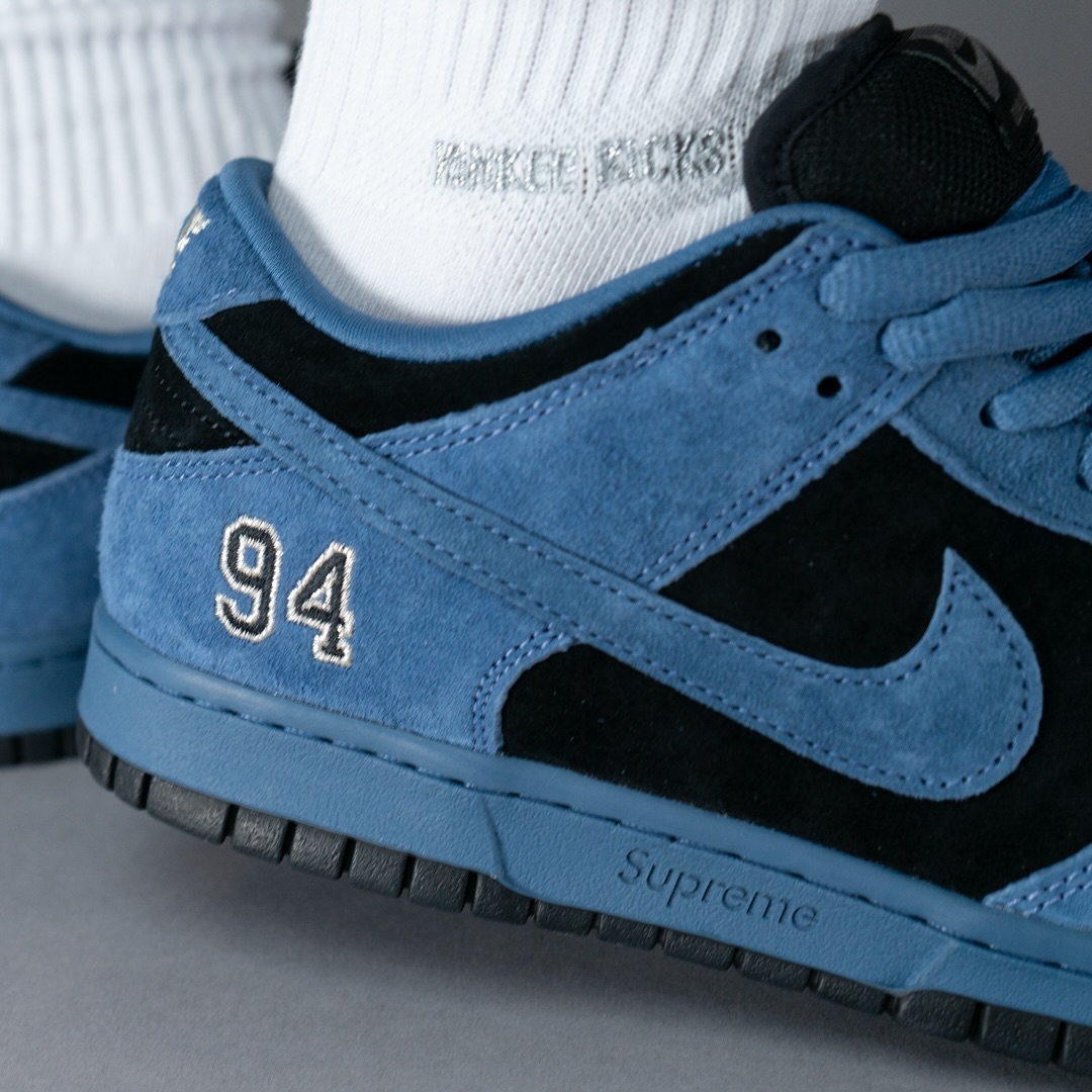 靴 Nike SB Dunk Low Supreme Ocean Fog US8 Nike SB Dunk Low Supreme 94 Ocean Fog Men's - HQ8487-400 - US