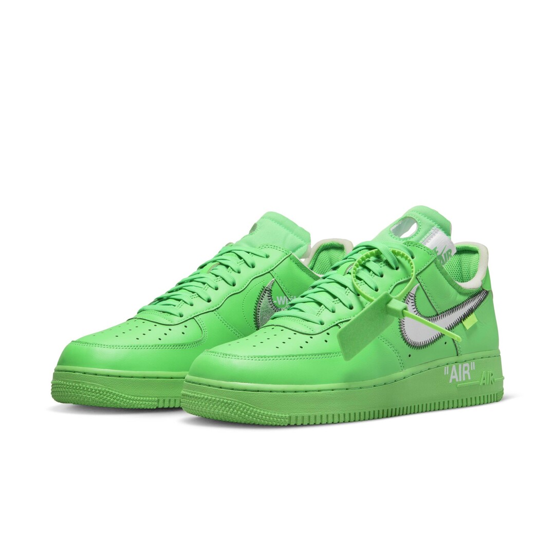 cicatriz baloncesto Especializarse Off-White x Nike Air Force 1 Low "Light Green Spark" | Raffle List