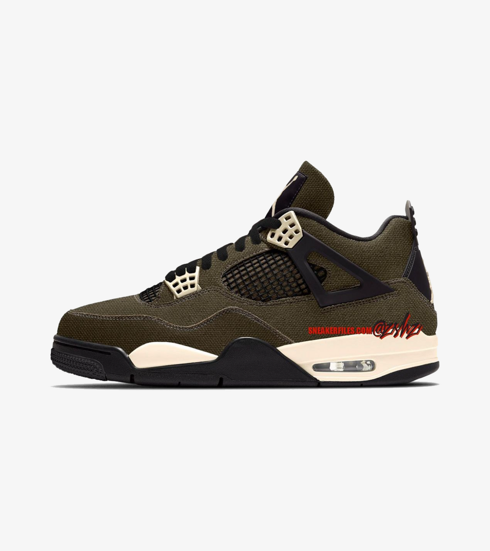 Air Jordan 4 "Olive Canvas" Raffle List