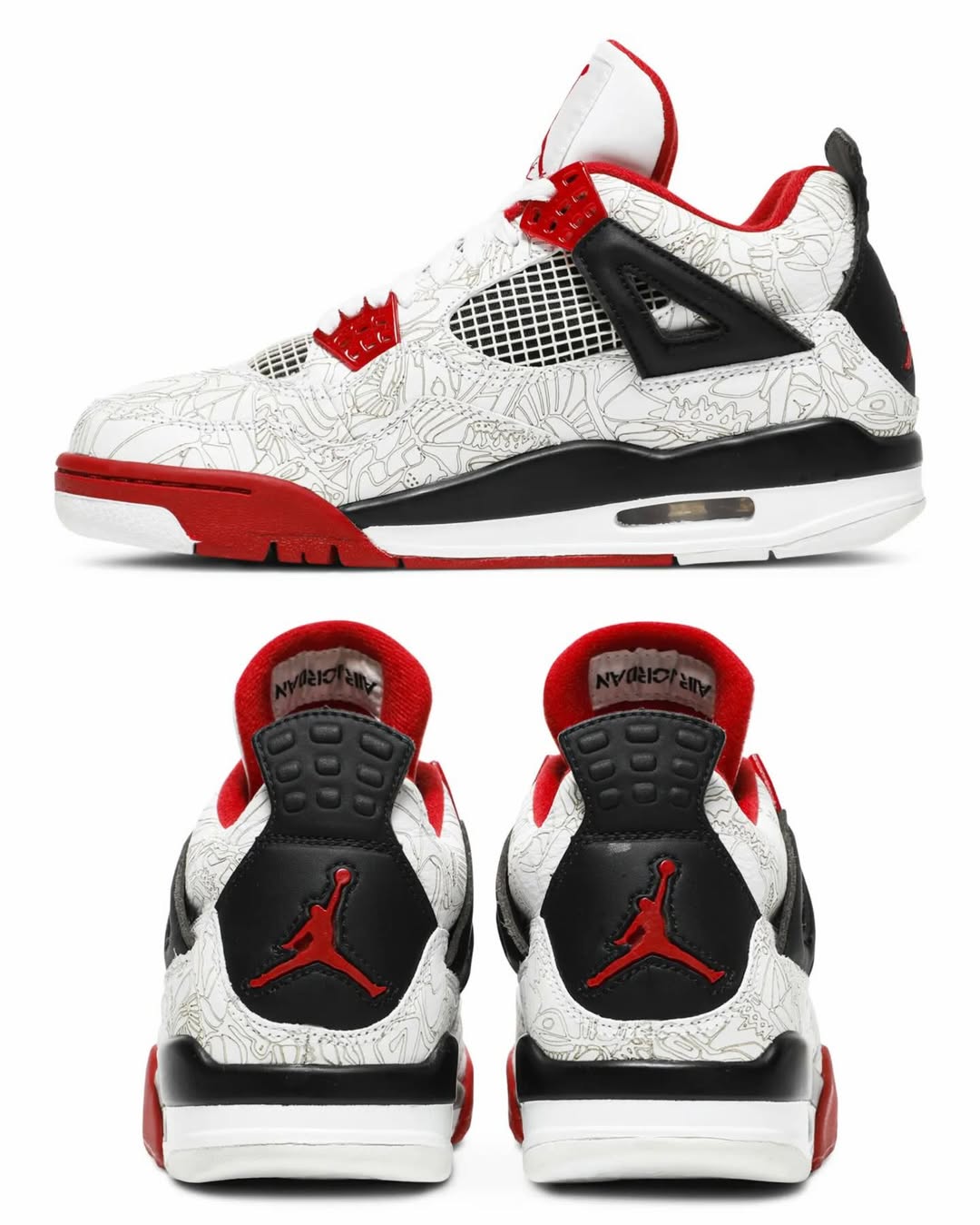 Air Jordan 4 White Laser