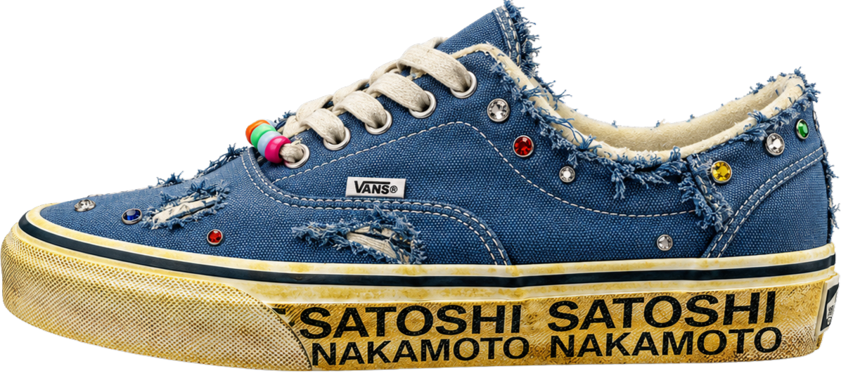 Satoshi Nakamoto x Vans Era 95 "Washed Navy"