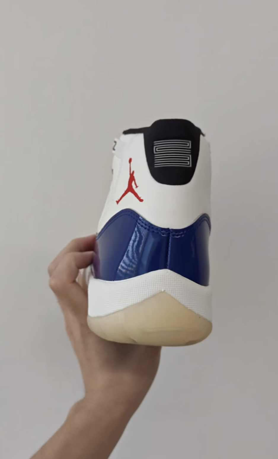 Air Jordan 11 “Rare Air” In-hand look at the Air Jordan 11 Rare Air with Imperial Purple patent leather overlay