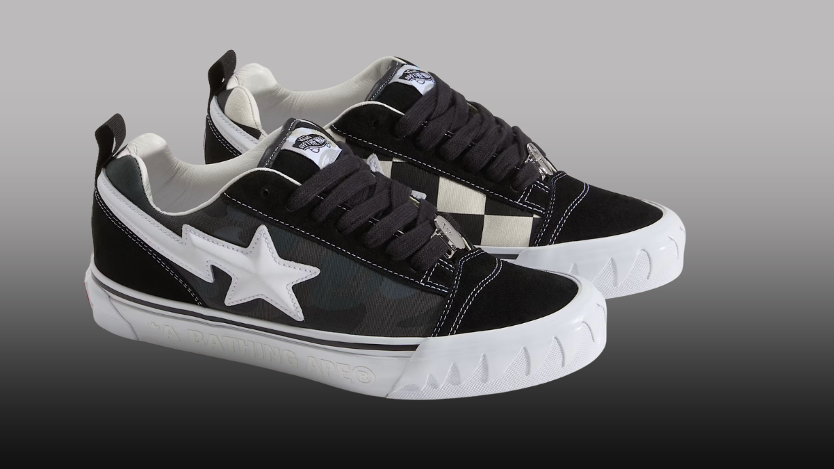 BAPE x Vans Knu Skool Black