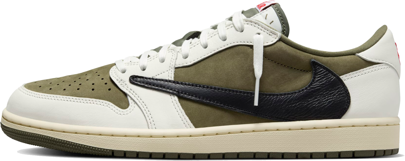 NIKE aj1 low × Travis Scott medium olive サイズ25cm く ウィメンズ