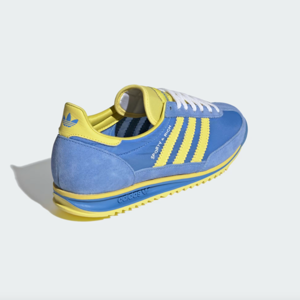 Sporty & Rich x adidas SL72 OG "Blue" (W) (JH6701) Release Date Sporty & Rich x adidas SL72 OG "Blue" (W) (JH6701) Release Date