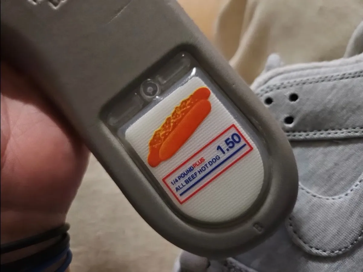 Kirkland Signature x Nike SB Dunk Low in hand