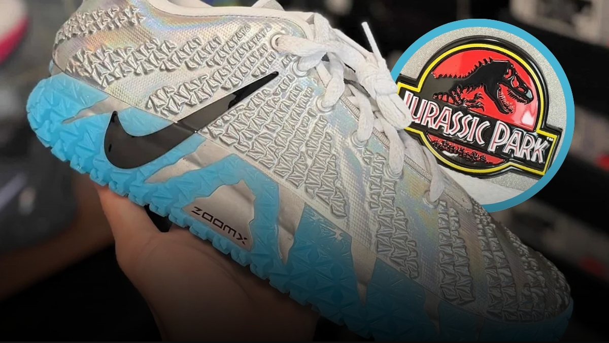 Jurassic Park Nike Ja 3 Metallic Silver