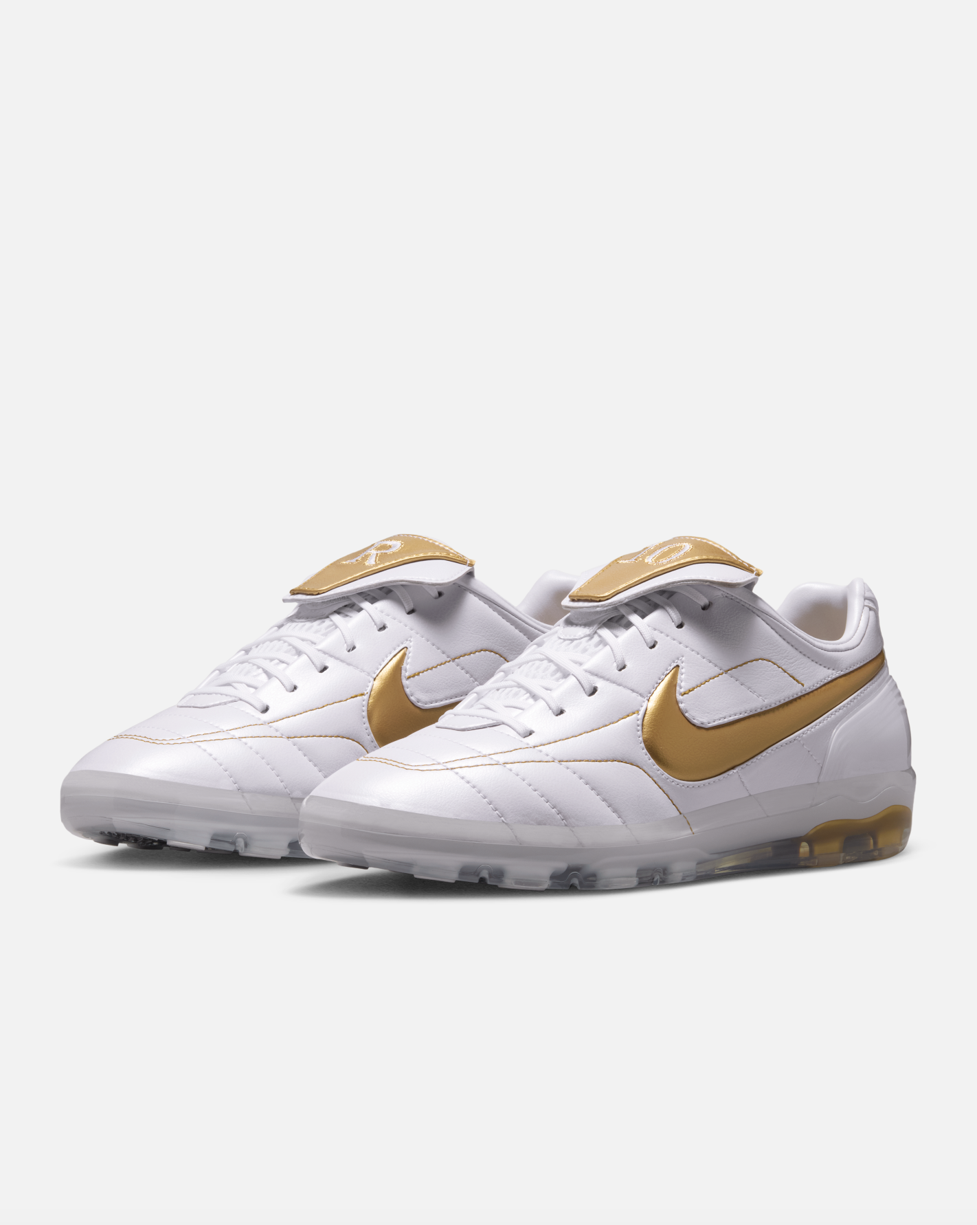 Nike Cryoshot Tiempo Legend R10 "White Metallic Gold"