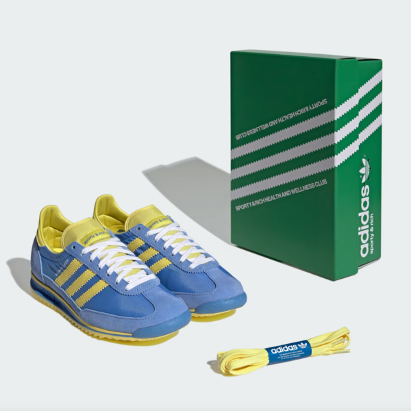 Sporty & Rich x adidas SL72 OG "Blue" (W) (JH6701) Release Date Sporty & Rich x adidas SL72 OG "Blue" (W) (JH6701) Release Date