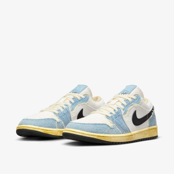 Air Jordan 1 Low "Sashiko Denim" (FN7670-493) Release Date