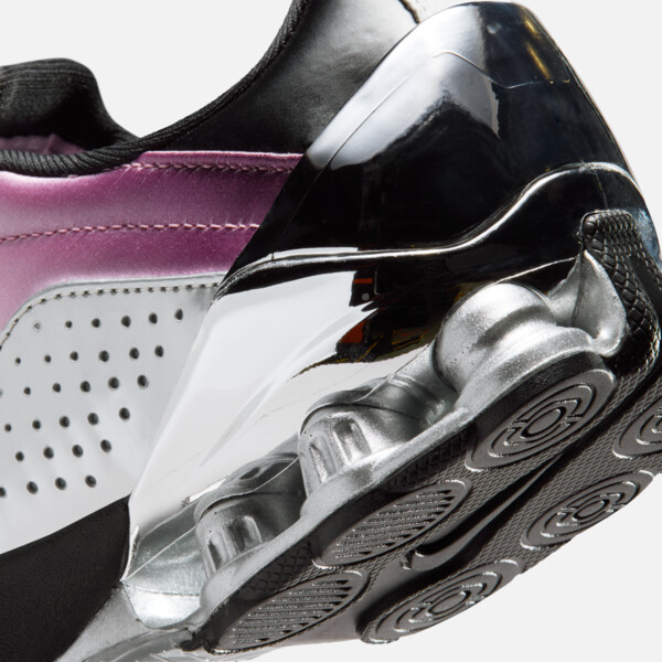 Forget-Me-Nots x Nike Total 90 Shox Magia "Shy Pink Red Black" (IQ5683-601) Release Date