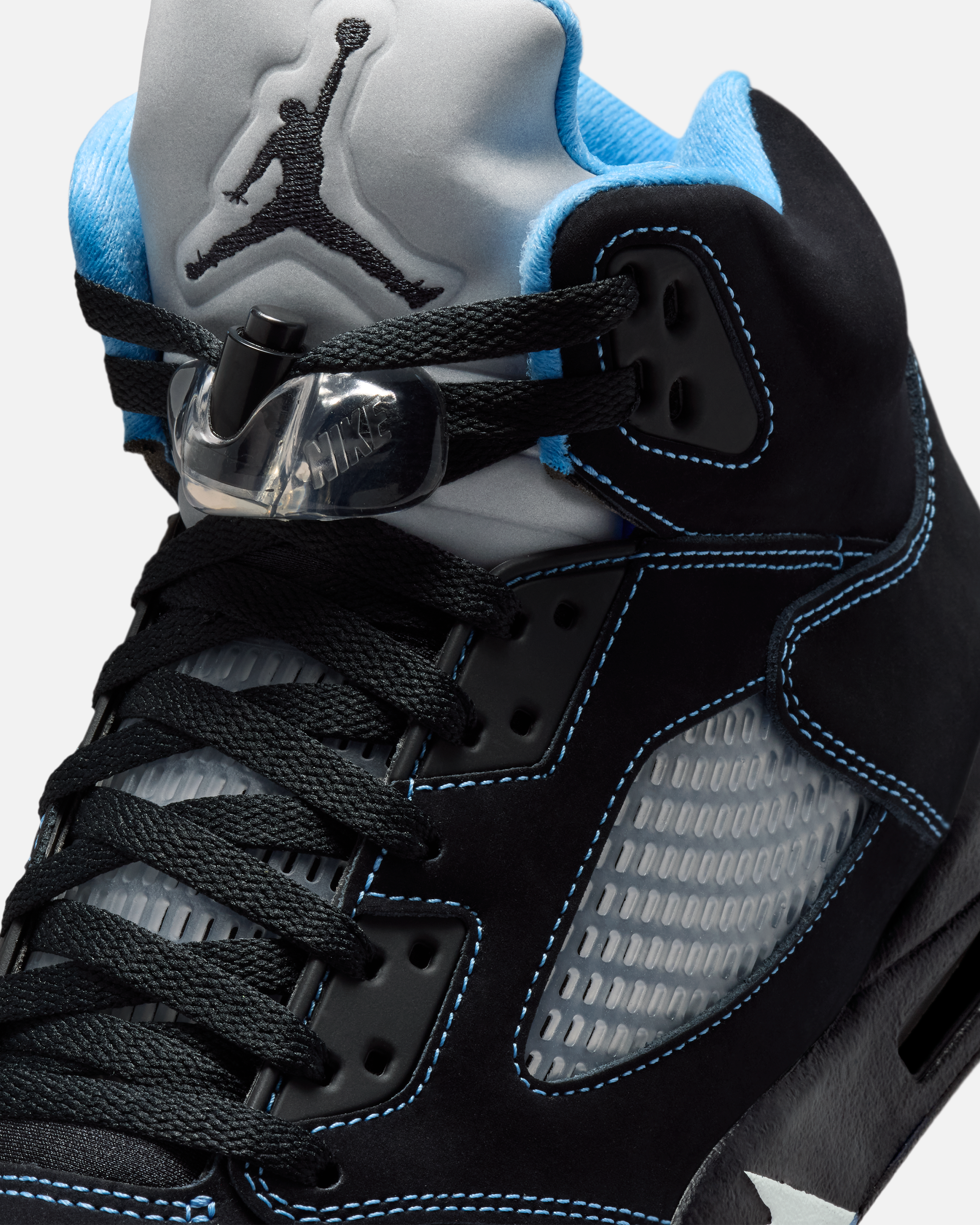 Air Jordan 5 "Black University Blue" side view