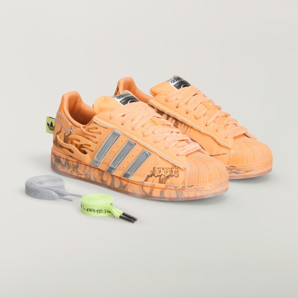 Hellstar x adidas Superstar “Hazy Orange” (LA1501) Release Date