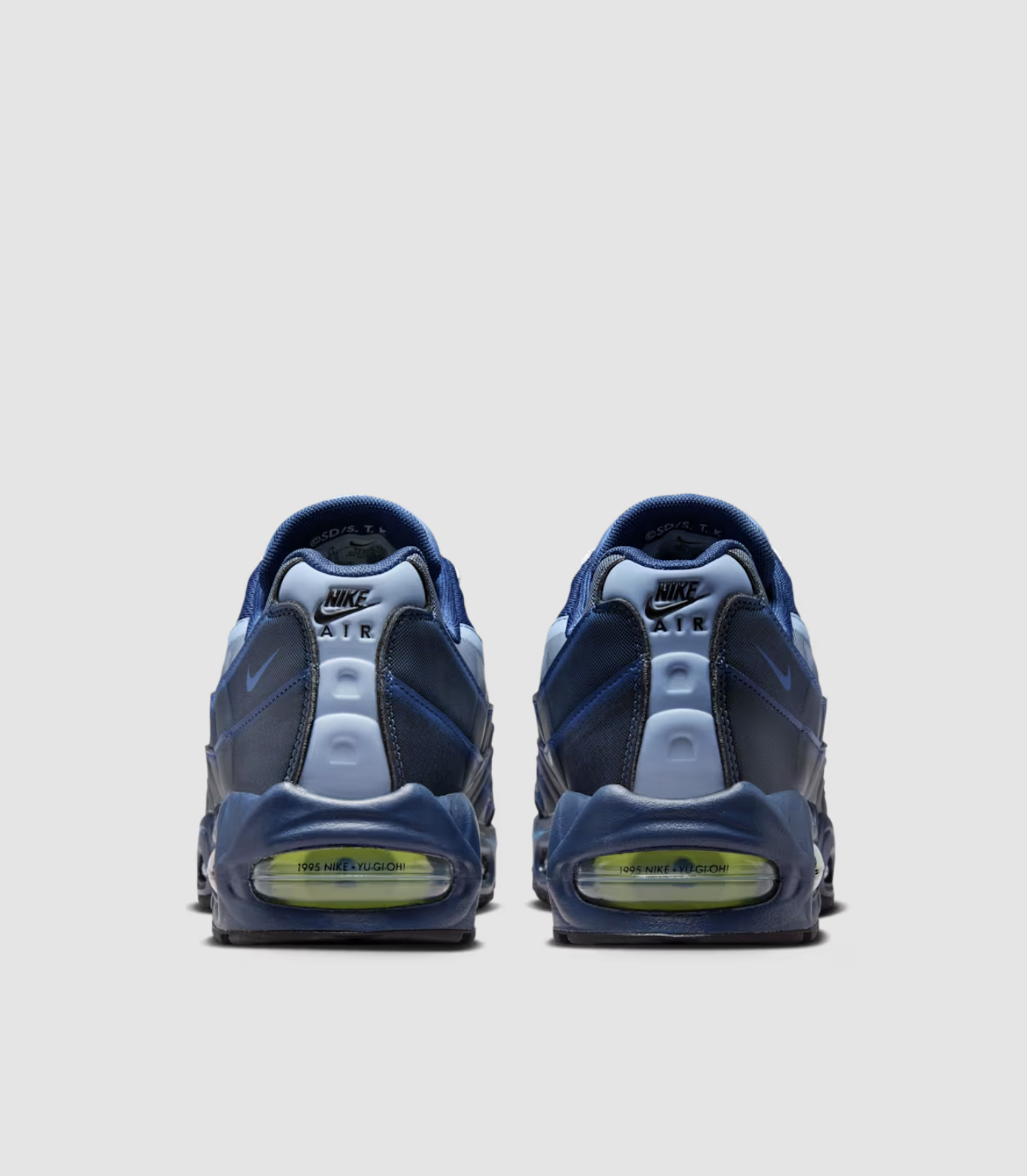 Yu-Gi-Oh! x Nike Air Max Muscle 95 "Joey" Nike Air Max Muscle 95 Joey Yu-Gi-Oh! heel detail