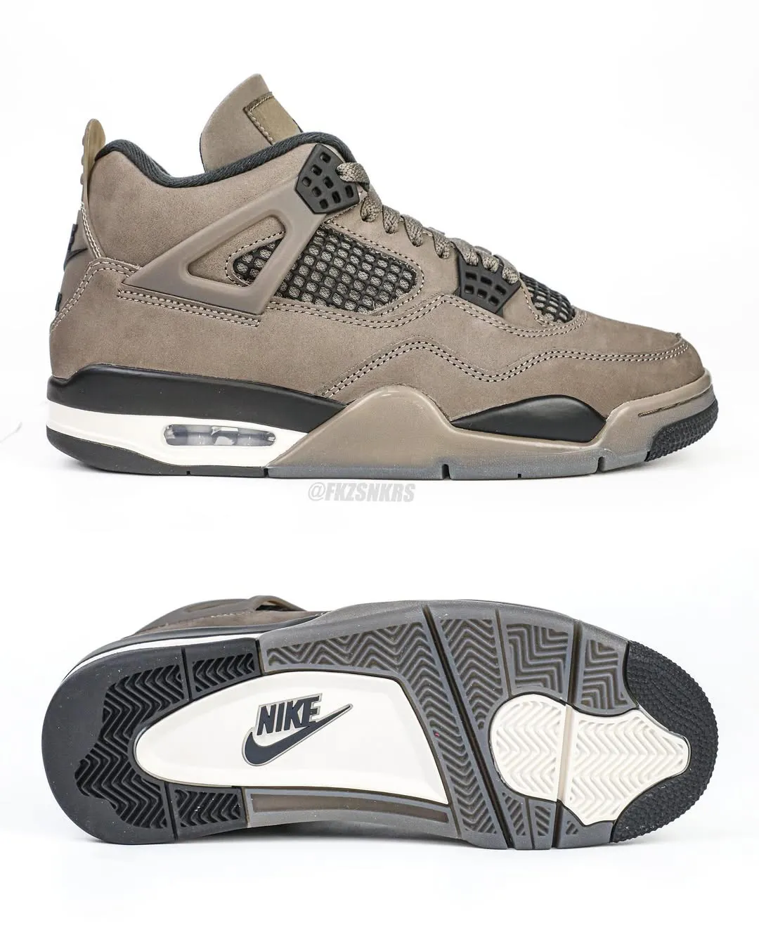 Air Jordan 4 Cave Stone Air Jordan 4 "Cave Stone" side view on foot