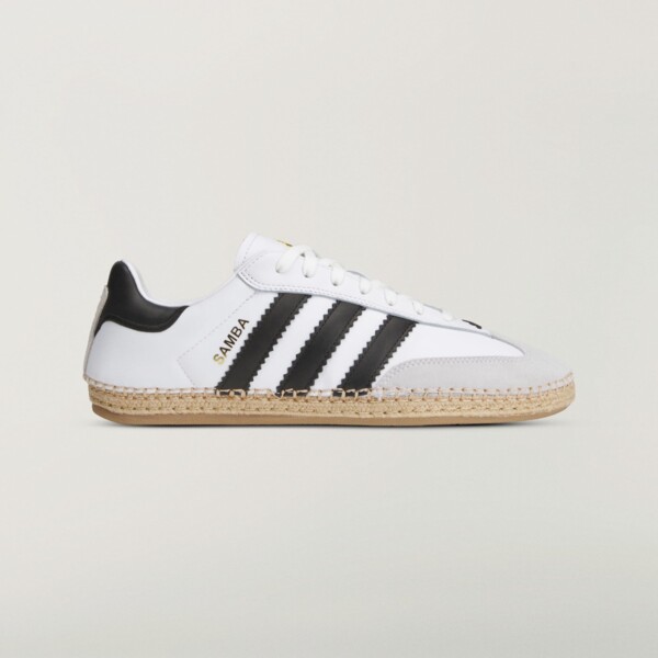 CLOT x adidas Samba Espadrille "White Black" (KJ0274) Release Date