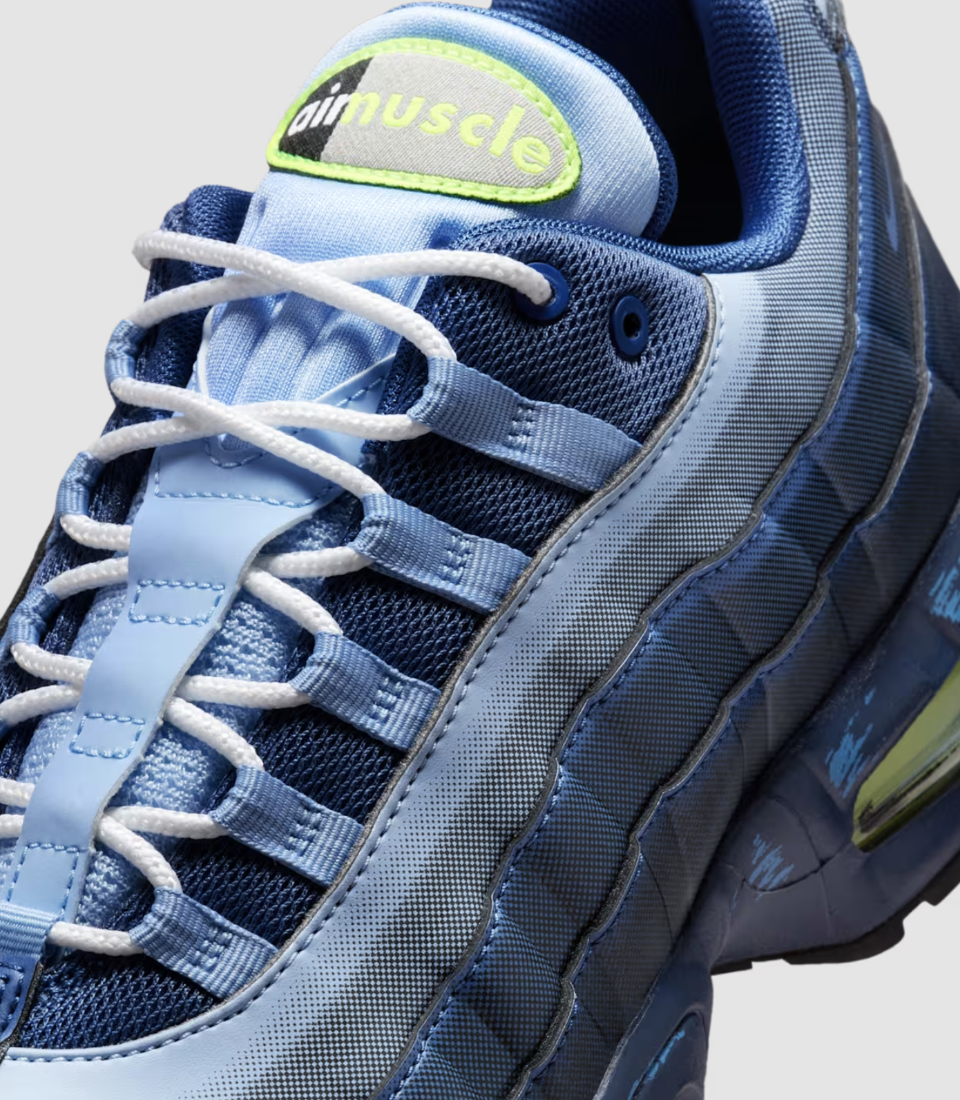 Yu-Gi-Oh! x Nike Air Max Muscle 95 "Joey" Yu-Gi-Oh! x Nike Air Max Muscle 95 Joey angled front view