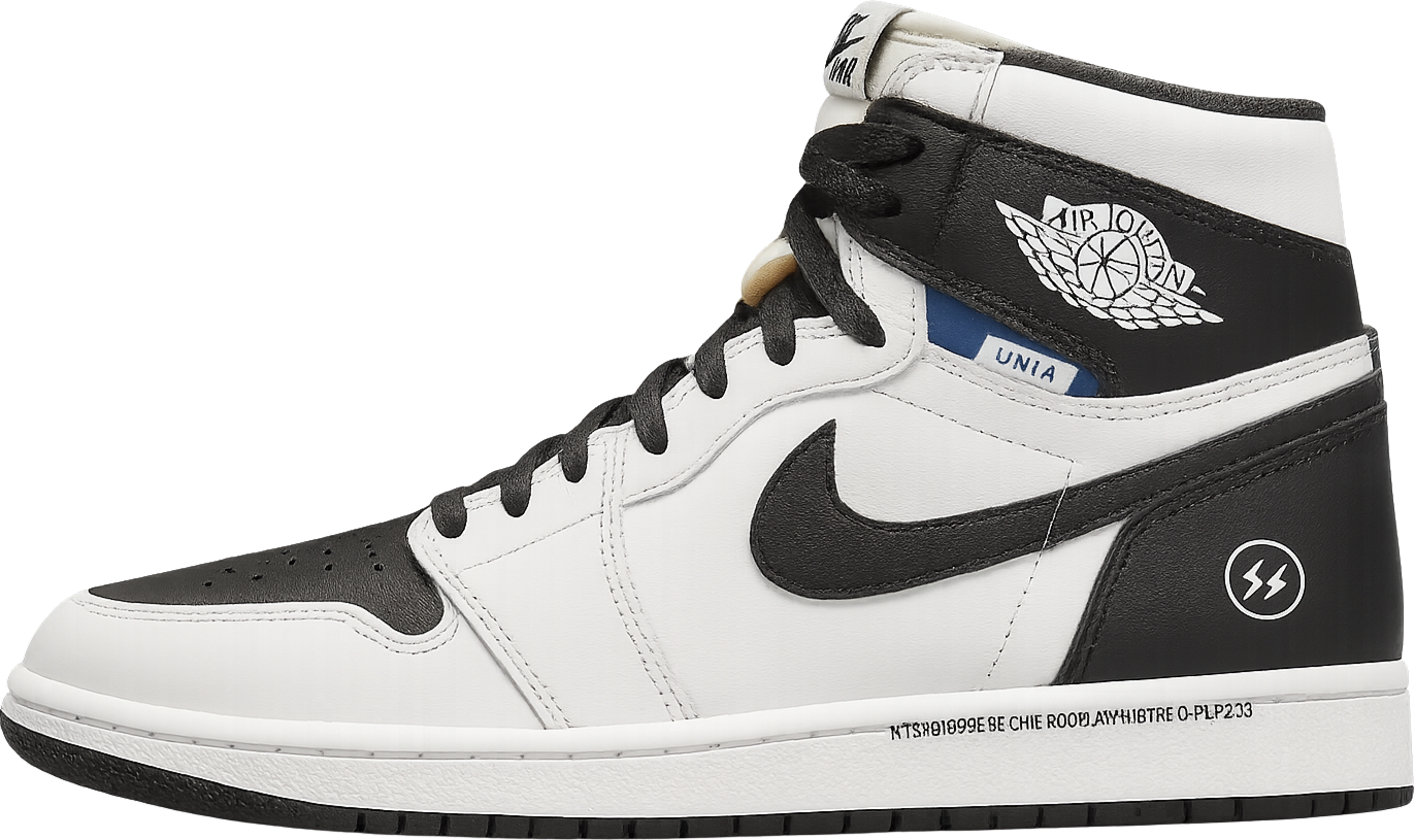 Fragment x Union LA x Air Jordan 1 High "White Black"