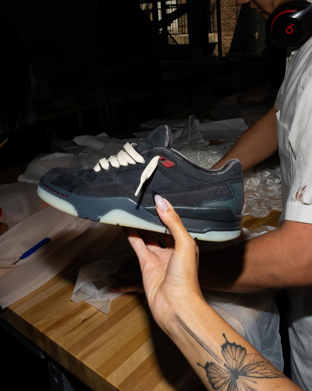 Who Decides War x Jordan Flight Court (W) First Look