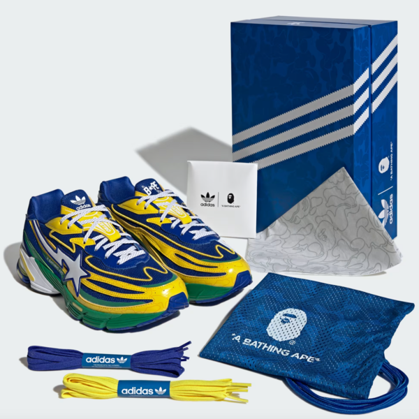 Bape x adidas drop list store