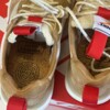 Detailed product photo of the Tom Sachs x Nike Mars Yard 3.0 featuring React foam sole and rugged build.