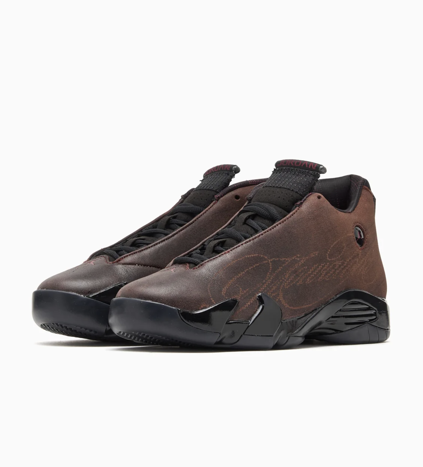 Mowalola Air Jordan 14 Burnt Red