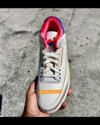 Air Jordan 3 OG Seoul 2.0 tongue with South Korean flag embroidery and pink lining
