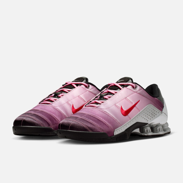 Forget-Me-Nots x Nike Total 90 Shox Magia "Shy Pink Red Black" (IQ5683-601) Release Date