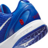 Close-up of the Nike Kobe 6 Protro Dodgers heel with red 8 and Kobe signature