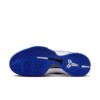 Outsole of the Nike Kobe 6 Protro Dodgers in blue with white Kobe logo