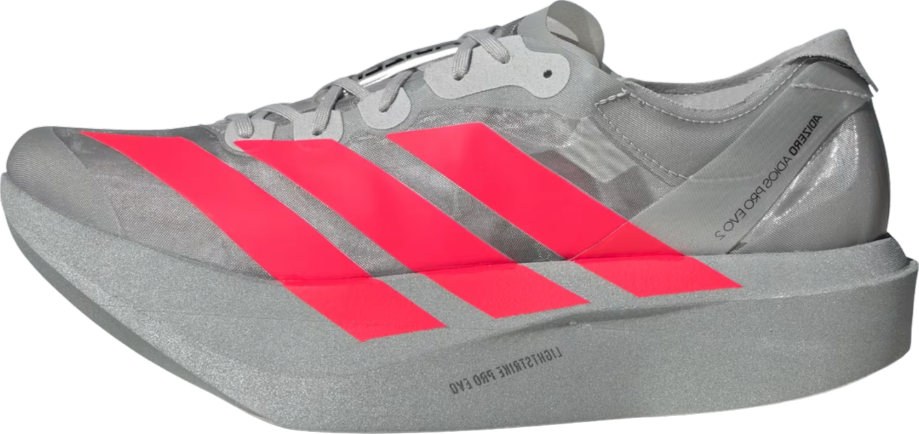 adidas Adizero Adios Pro Evo 2 "Silver Metallic Lucid Red"