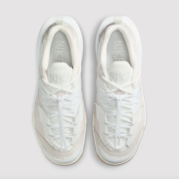 sacai x Nike Zegamadome "White Gum" (HQ8618-100) Release Date