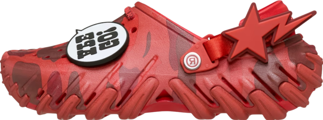 BAPE x Crocs Echo RO Clog "Red Camo"