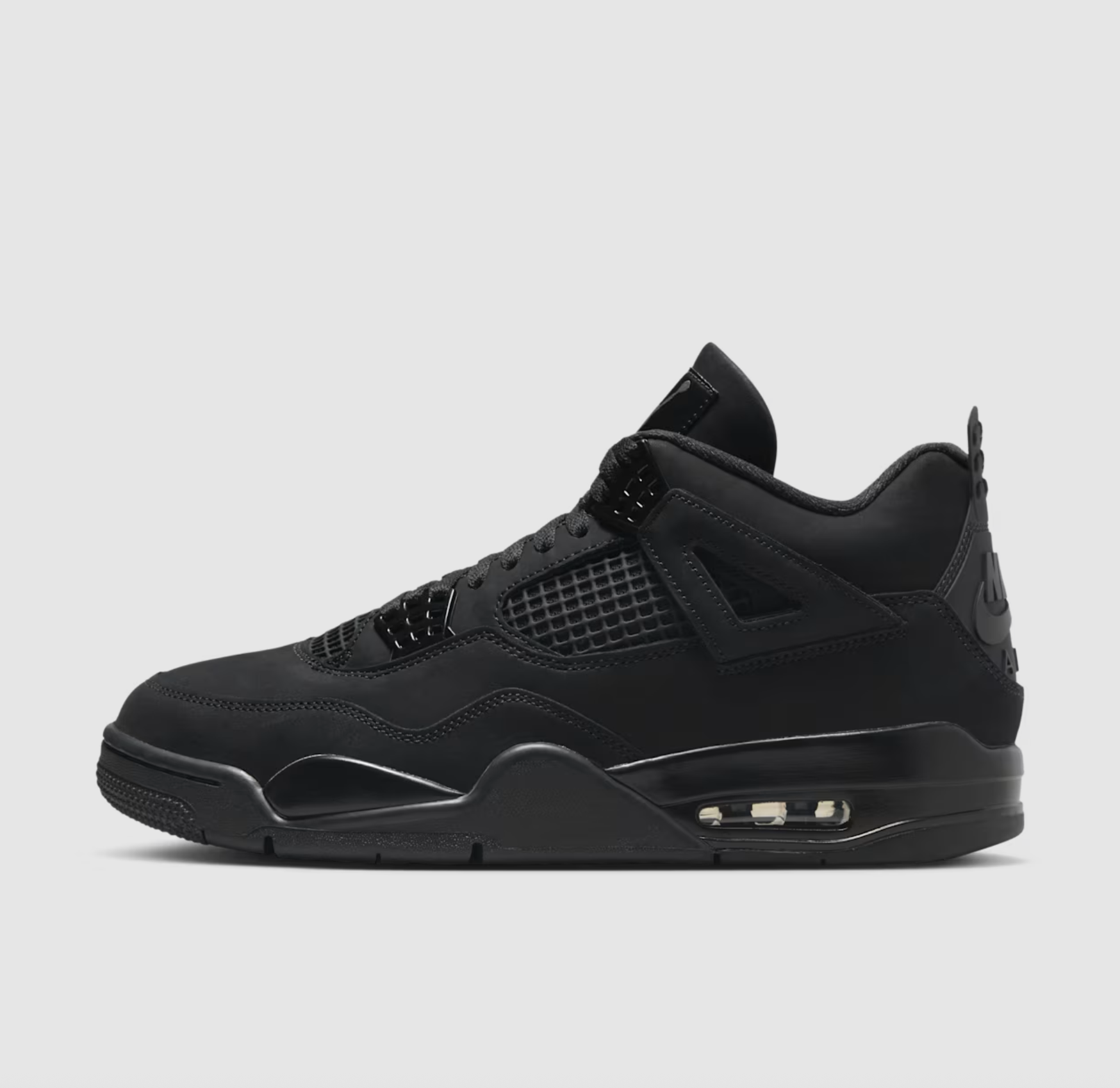 Air Jordan 4 Black Cat Air Jordan 4 Black Cat in-hand look