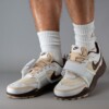 Travis Scott x Nike Zoom Field Jaxx "Light Chocolate" On Foot
