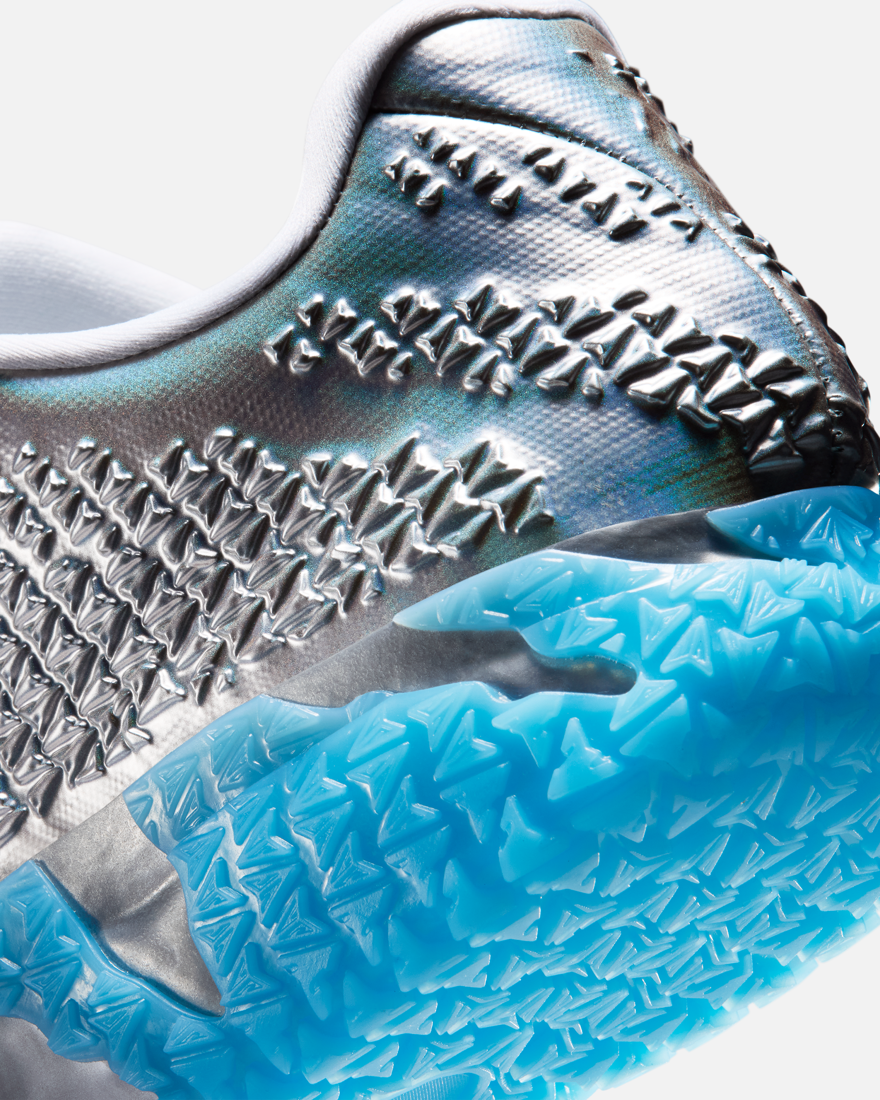 Jurassic Park Nike Ja 3 Metallic Silver in hand images