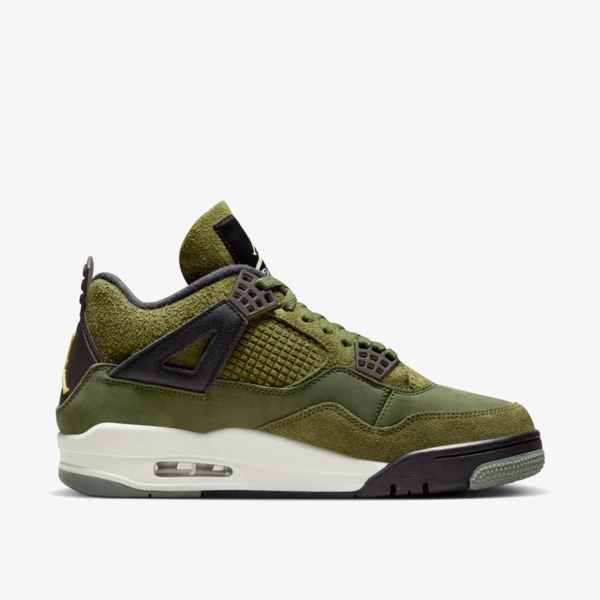 Air Jordan 4 "Olive Canvas" (FB9927-200) Release Date Air Jordan 4 "Olive Canvas" (FB9927-200) Release Date