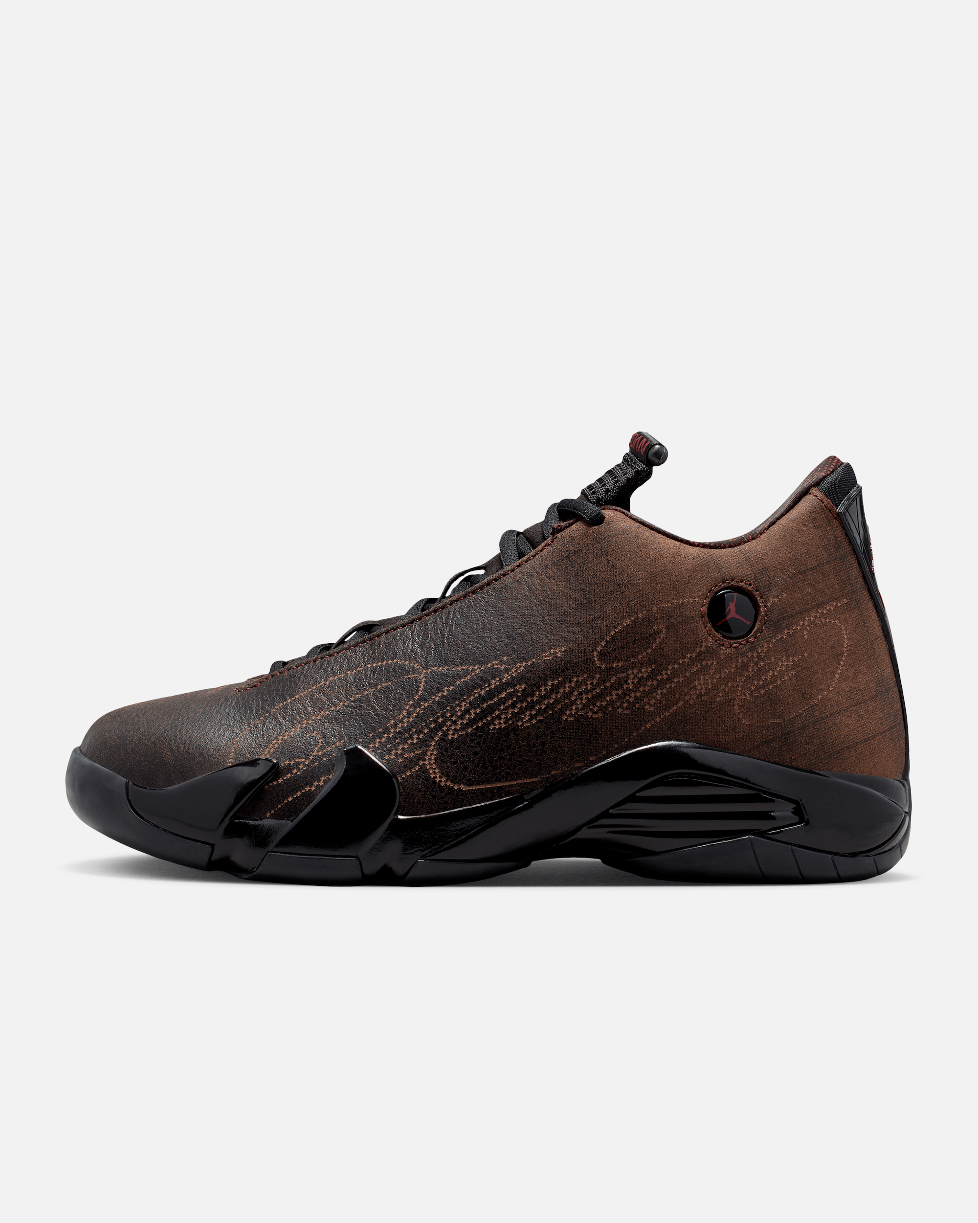 Mowalola Air Jordan 14 Burnt Red