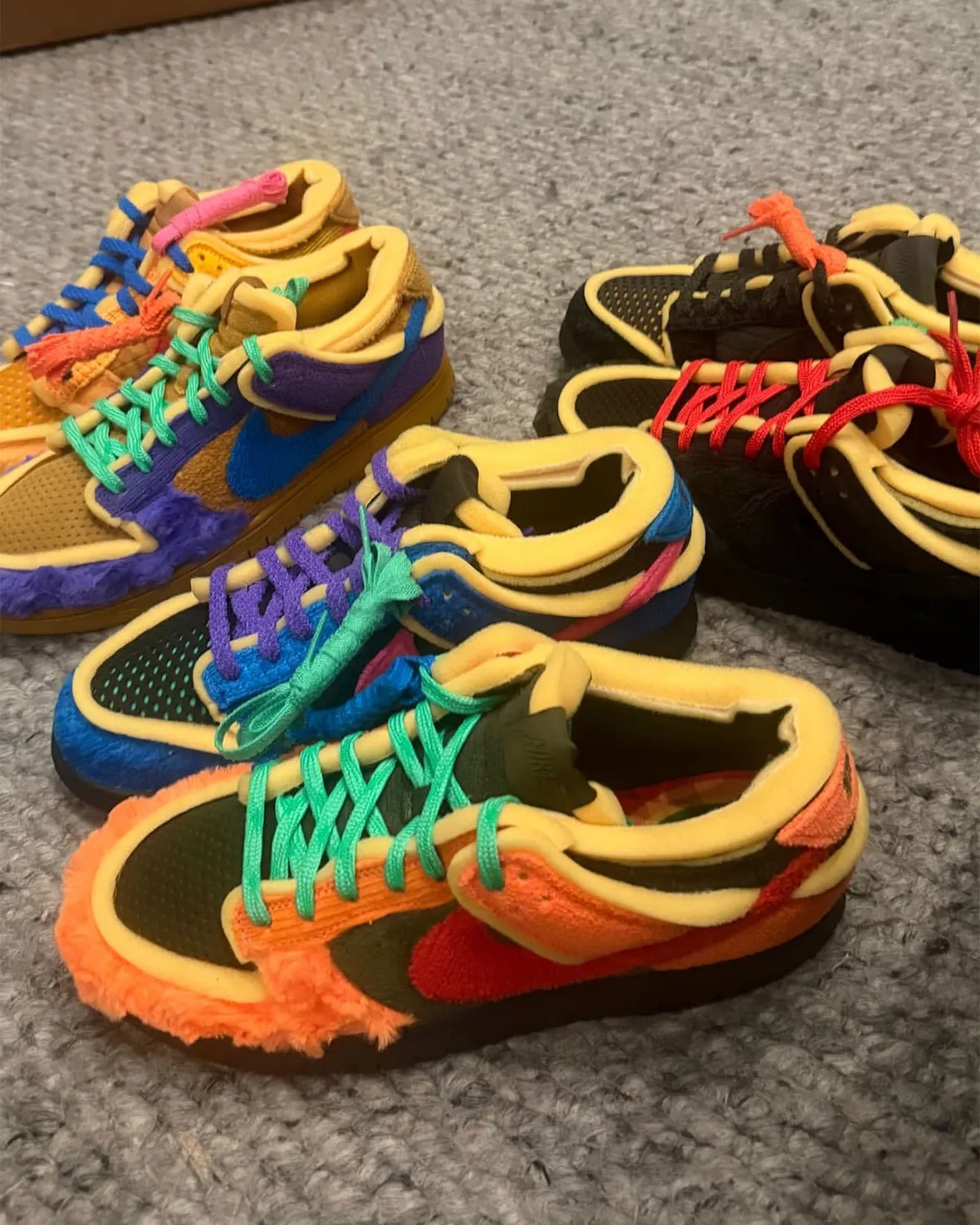 Cactus Plant Flea Market x Nike Dunk Low Swamp Sponge First images of CPFM x Nike Dunk Low Swamp Sponge Collection 2025