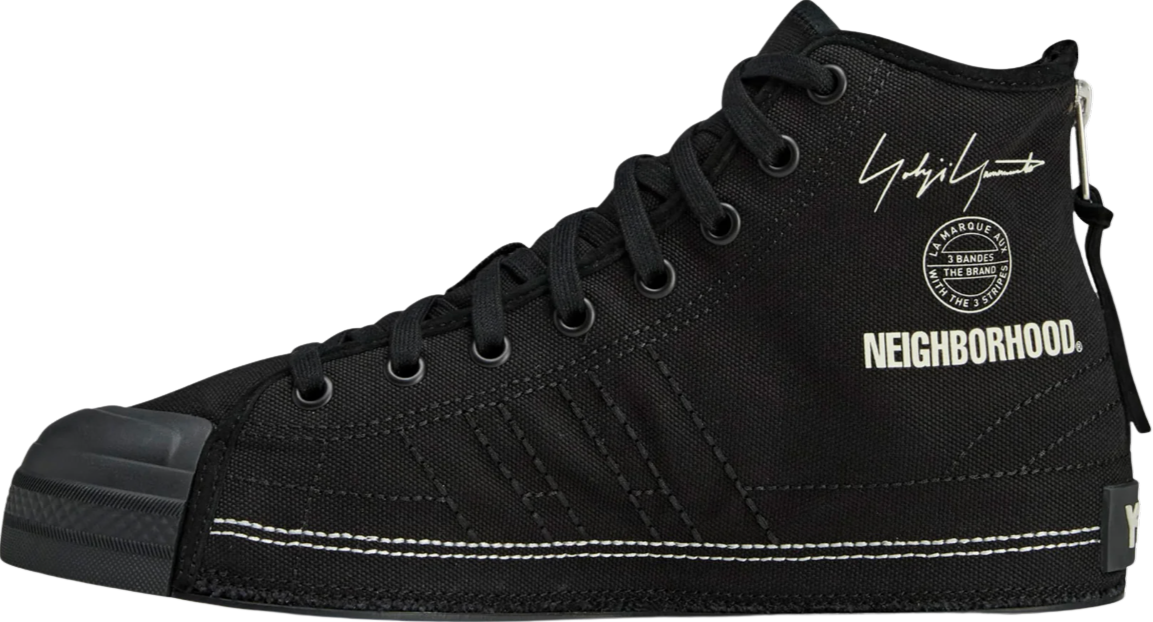 NEIGHBORHOOD x adidas Y-3 Nizza Hi "Black"