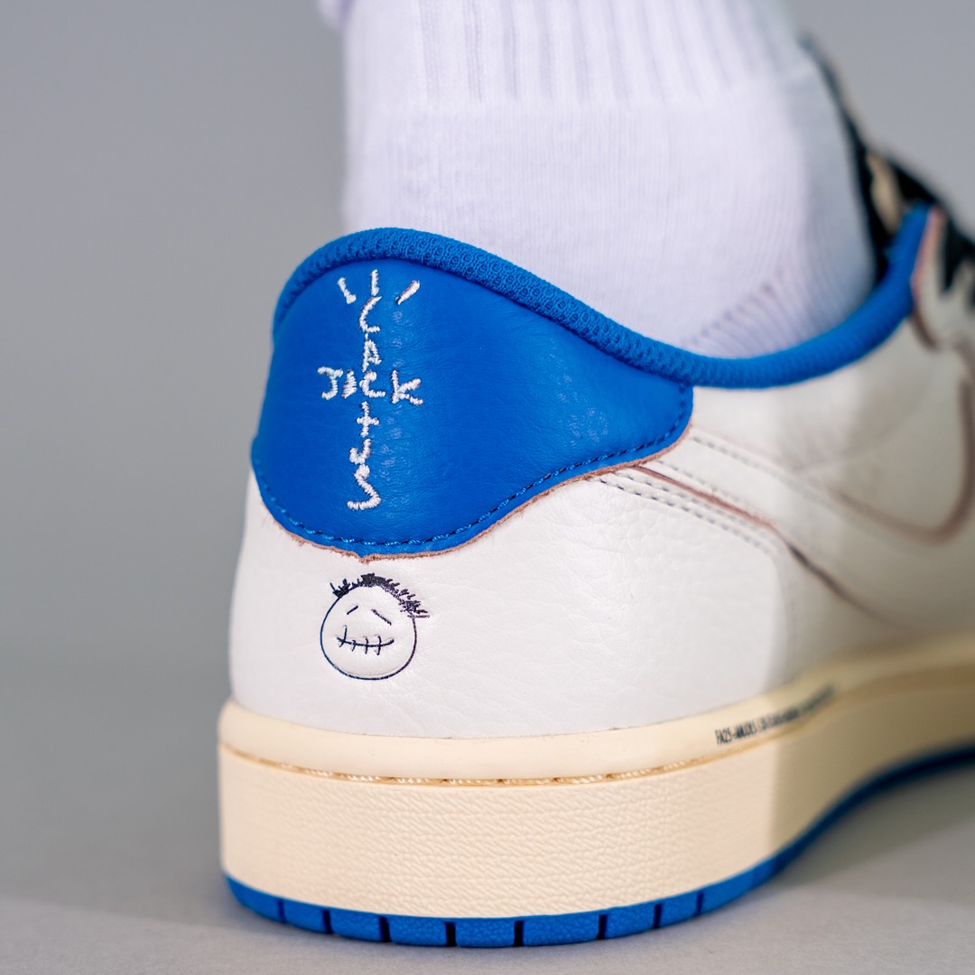 Fragment x Travis Scott x Air Jordan 1 Low side view
