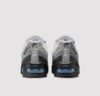Rear view of the Nike Air Max 95 “Blue Spark” with visible Air units and heel branding