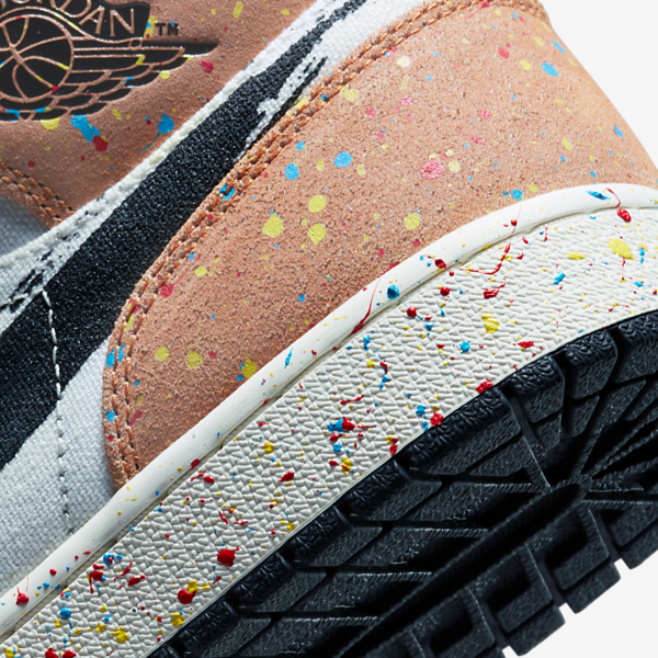 Nike Air Jordan 1 Mid "Brushstroke" (DA8005-100) Erscheinungsdatum Nike Air Jordan 1 Mid "Brushstroke" (DA8005-100) Erscheinungsdatum