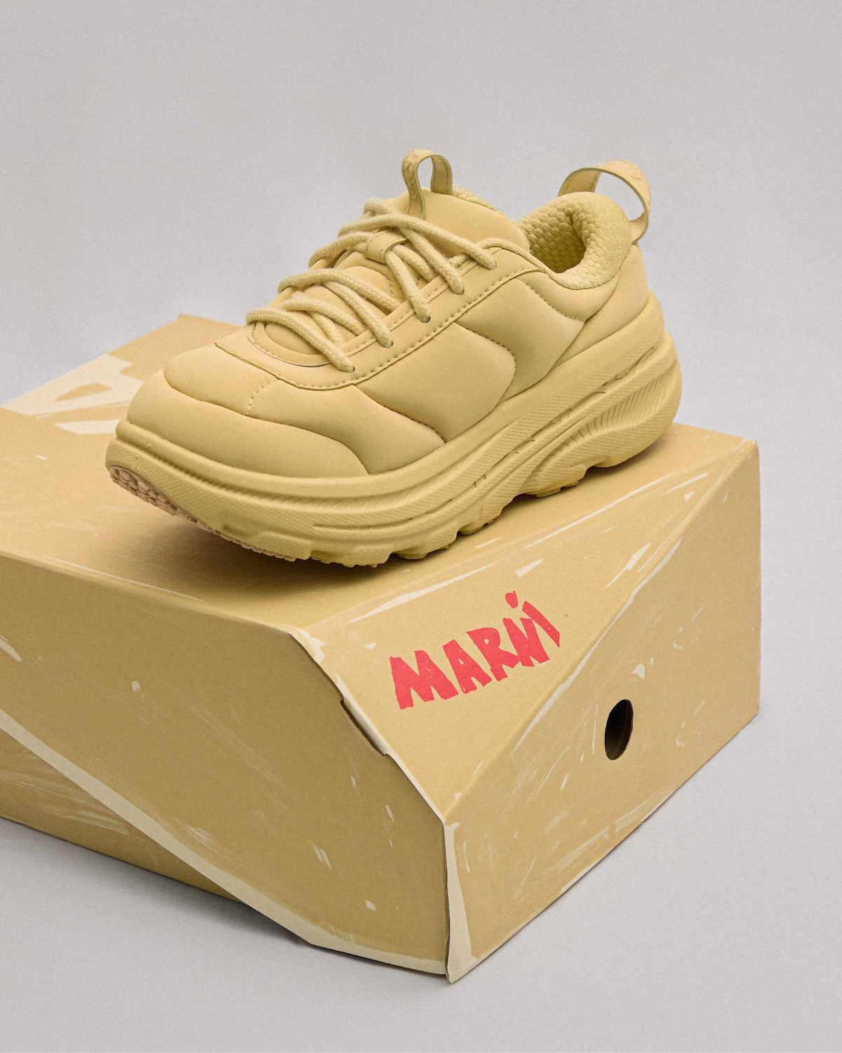 Marni x HOKA Bondi B3LS “Straw”