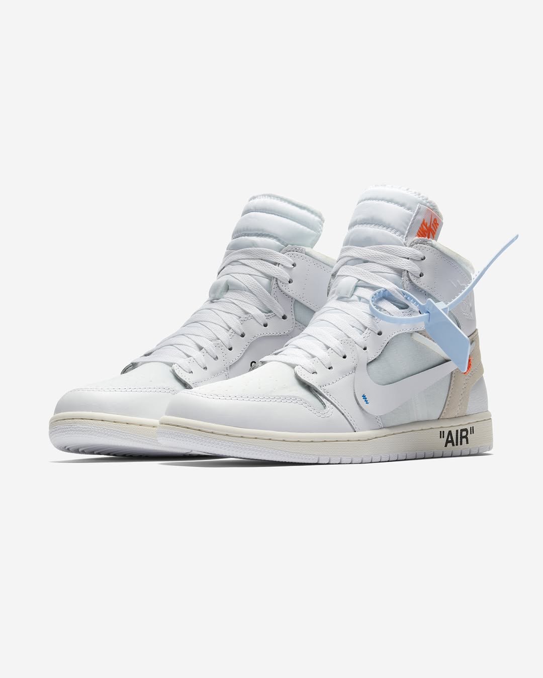 Off-White x Air Jordan 1 High Alaska side view