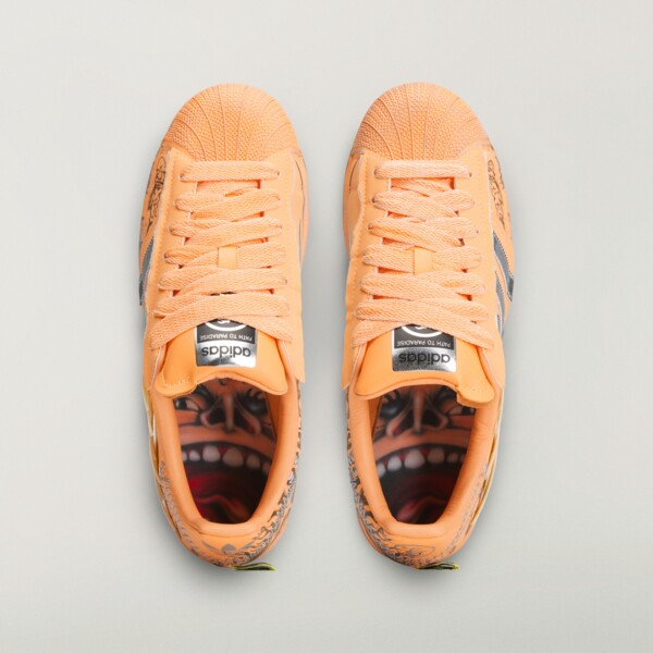 Hellstar x adidas Superstar “Hazy Orange” (LA1501) Release Date