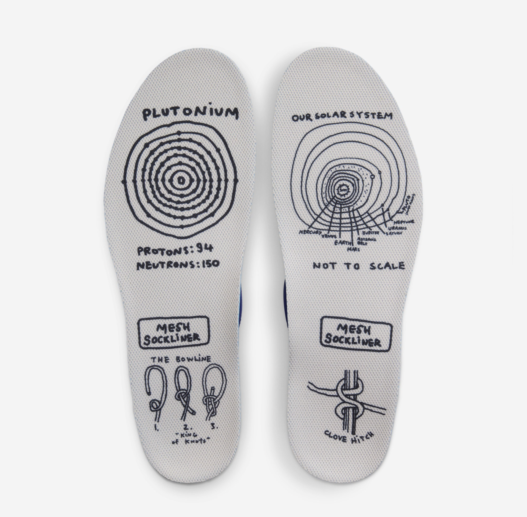 Detailed product photo of the Tom Sachs x Nike Mars Yard 3.0 featuring React foam sole and rugged build.