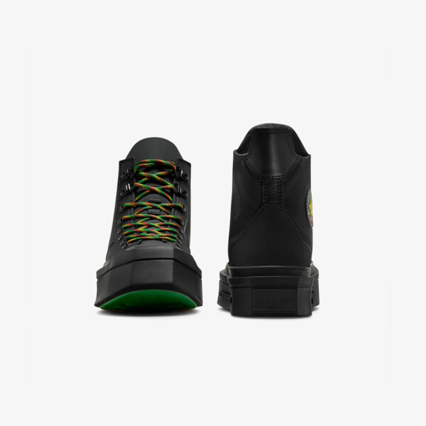 Daily Paper x Converse Chuck High 70 De Luxe Squared "Black" (A12140C-001) Release Date