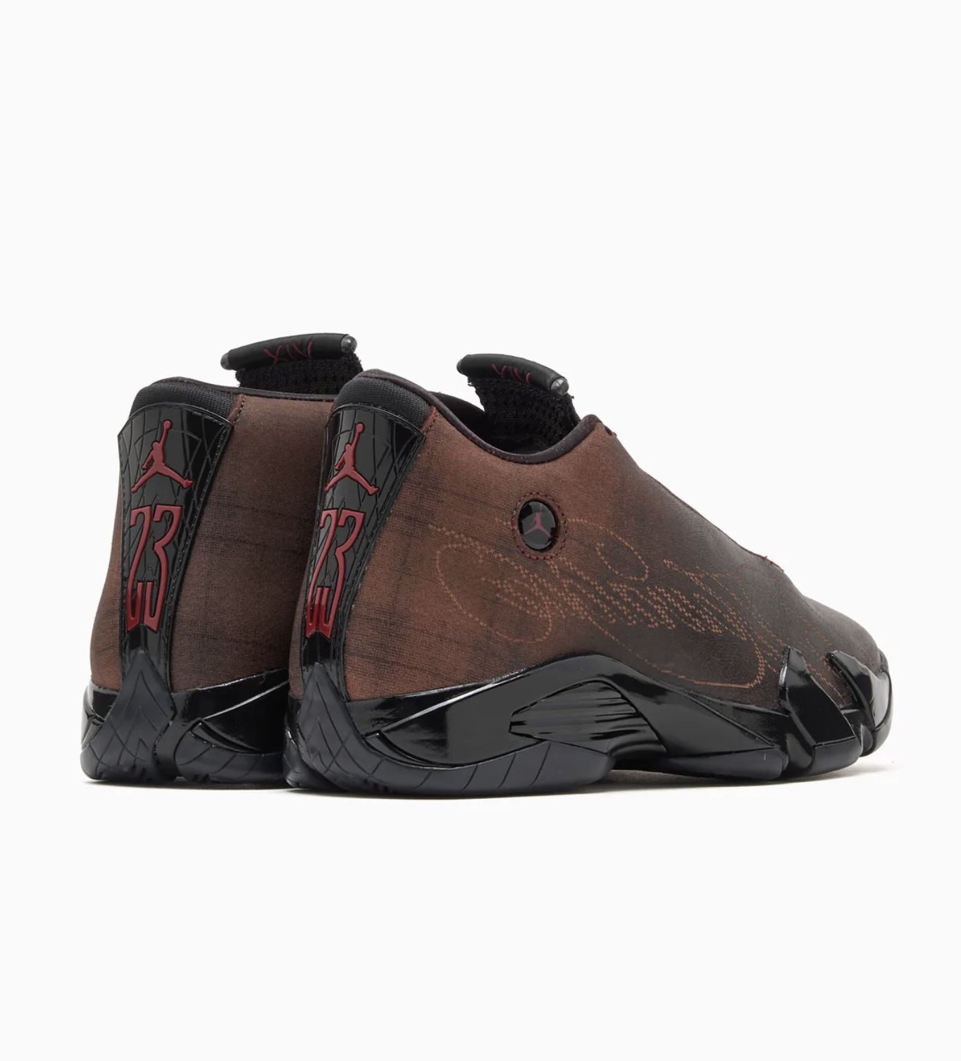 Mowalola Air Jordan 14 Burnt Red